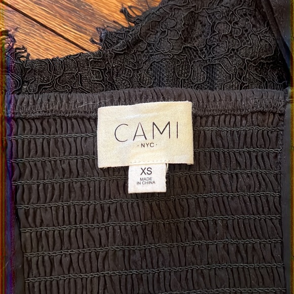 Cami NYC black floral lace underwire bustier top size XS - Picture 16 of 16